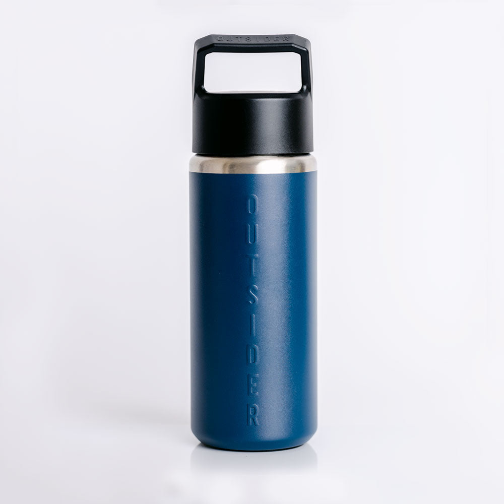 Outsider All Day Matte Navy Blue Insulated Water Bottle