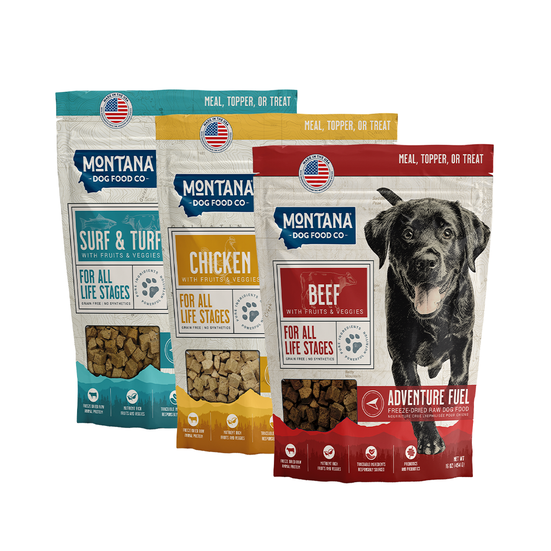 Adventure Fuel Freeze-dried Raw Grain-free Dog Food: 3 Pack