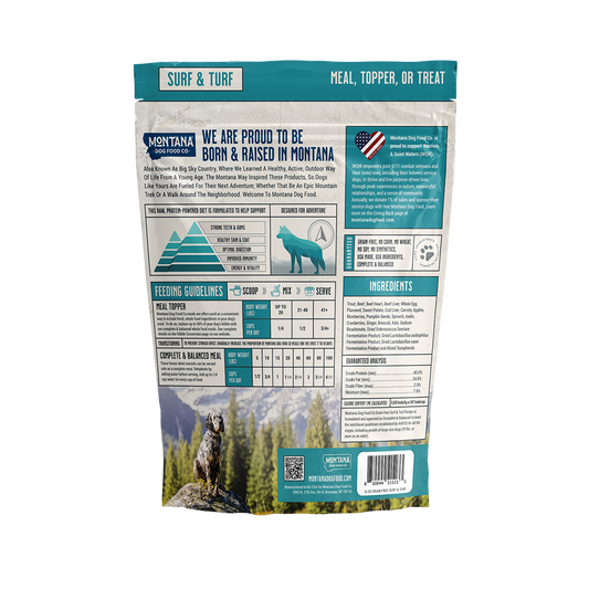 Grain-free Surf & Turf Freeze-dried Raw Adventure Fuel (Dog Food)