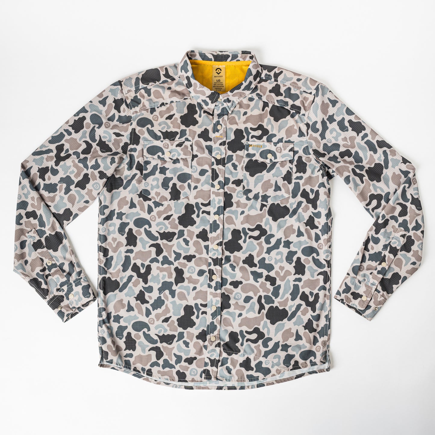 Duck Camo Performance Snapshirt