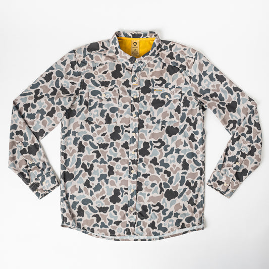 Duck Camo Performance Snapshirt