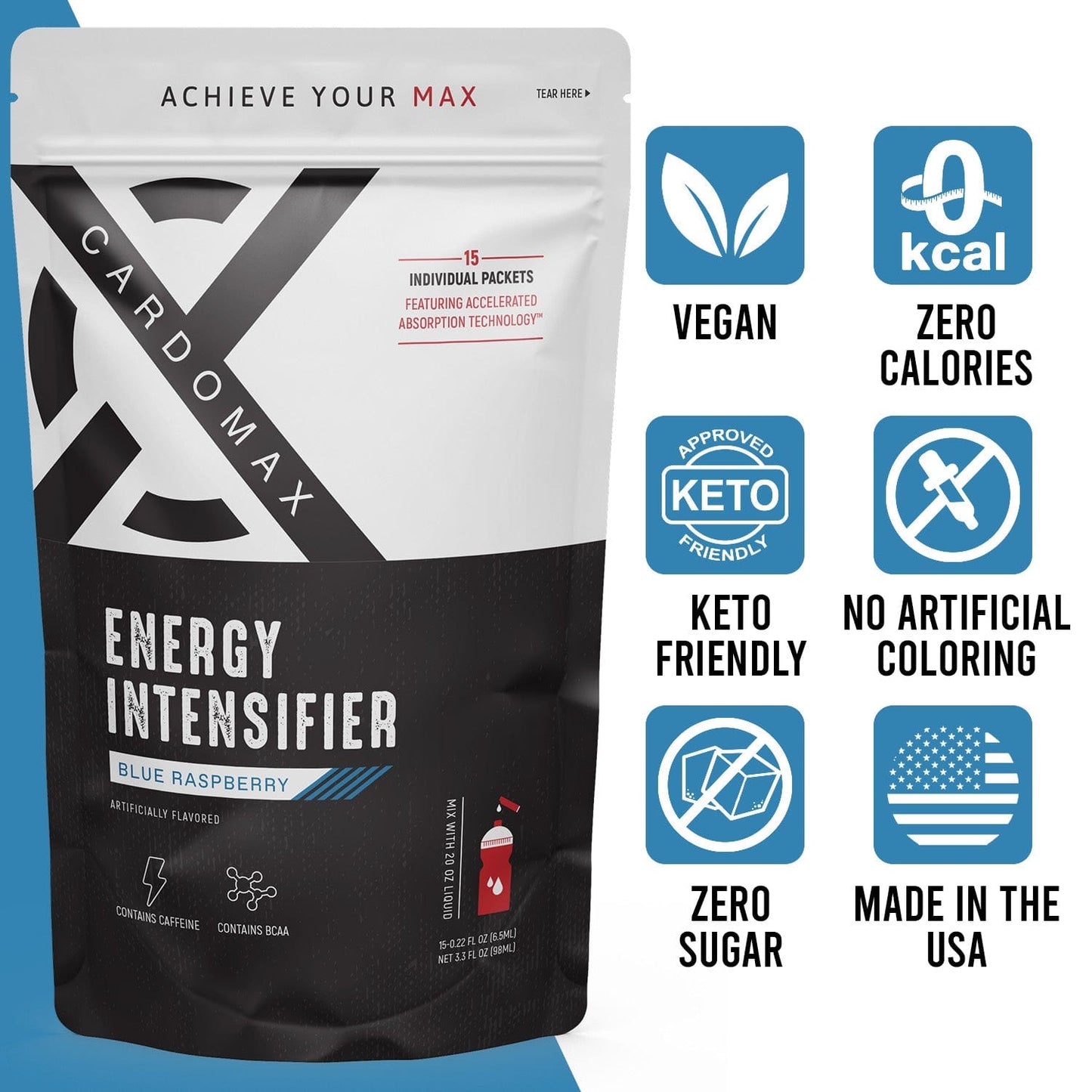 Energy: Blue Raspberry 15 count