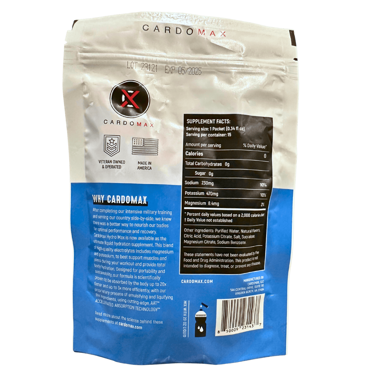 Hydration: Raspberry 15 count