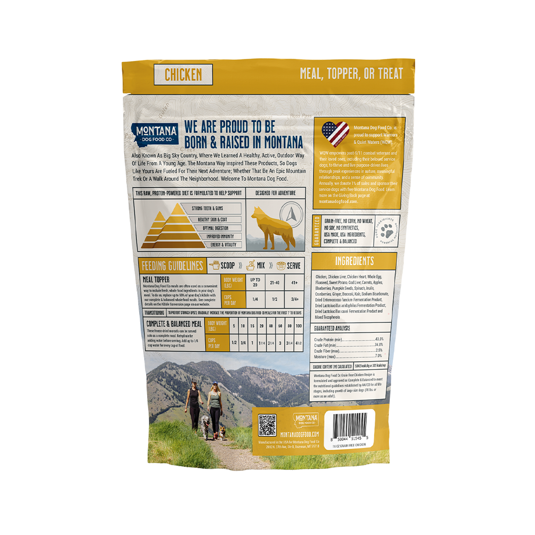 Grain-Free Chicken Freeze-dried Raw Adventure Fuel (Dog Food)