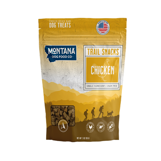 Chicken Breast Freeze-Dried Raw Trail Snacks (Treats) for Dogs 3oz
