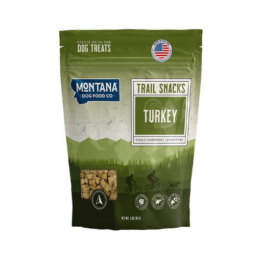 Turkey Liver Freeze-dried Raw Trail Snacks (Treats) for Dogs 3oz