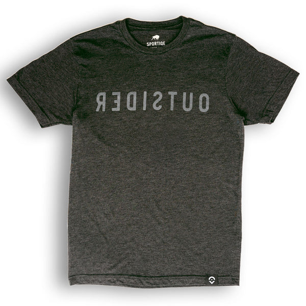 OUT　SID　ER The Backwards Tee - Black | Outsider | Outdoor Men's T-Shirt
